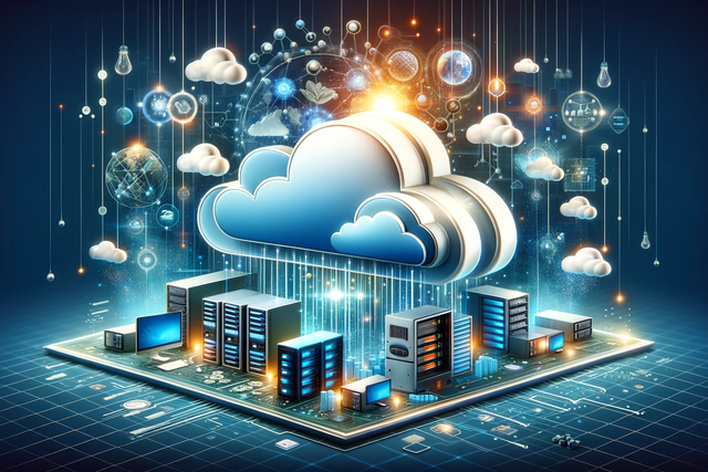 graphic depicting cloud networking