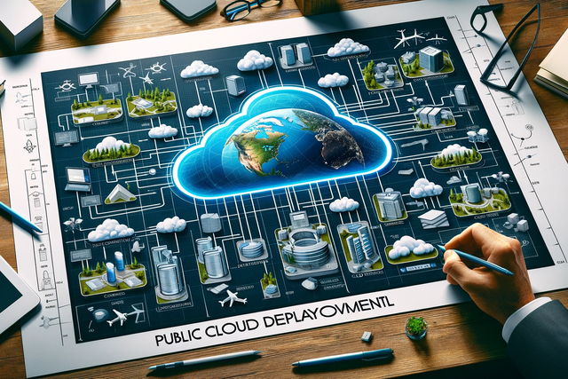 public-cloud-map A map of a public cloud deployment model.